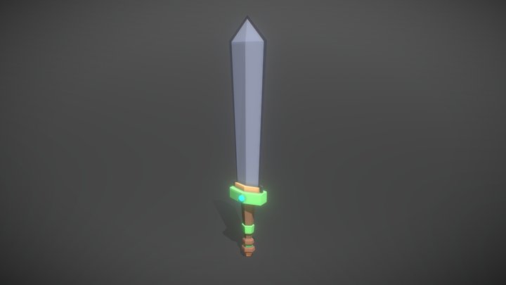 Sword Blender 2.8 3D Model