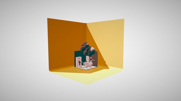 Na's Candy Shop 3D Model