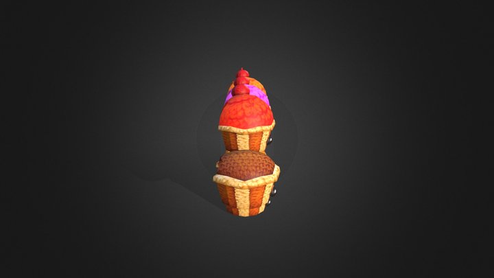 Cupcake Hazard 3D Model
