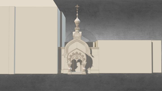 Russian church 3D Model