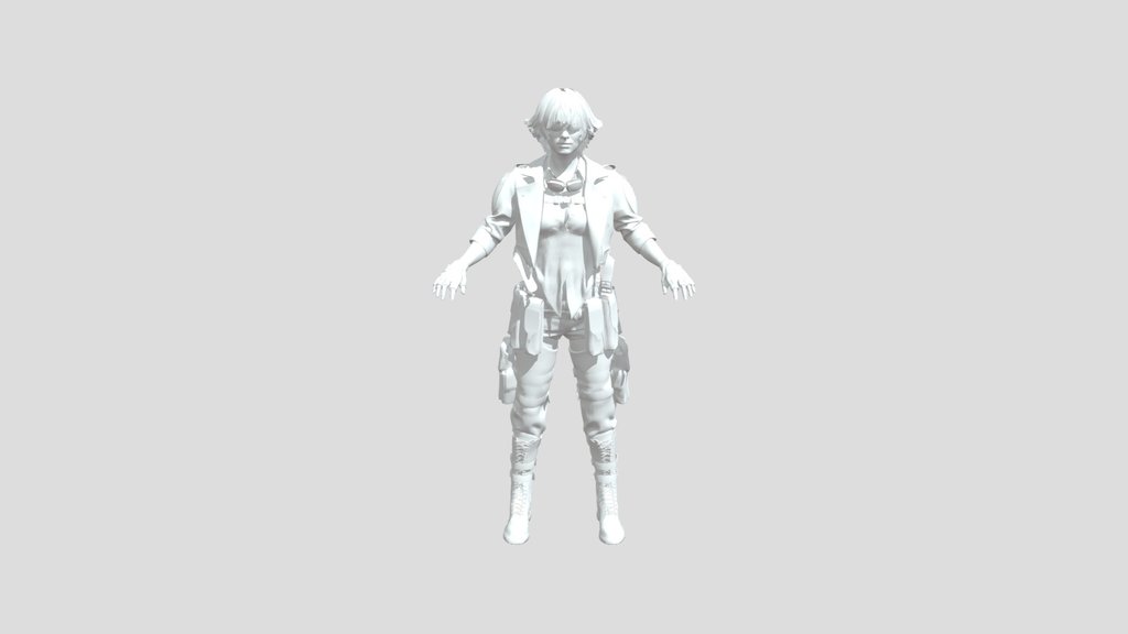 Devil May Cry 5 Lady 3D Model (Read DESC)