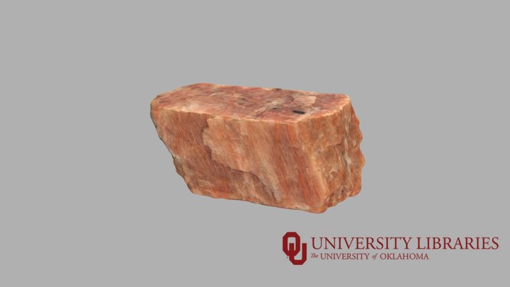 Potassium Feldspar 3D Model