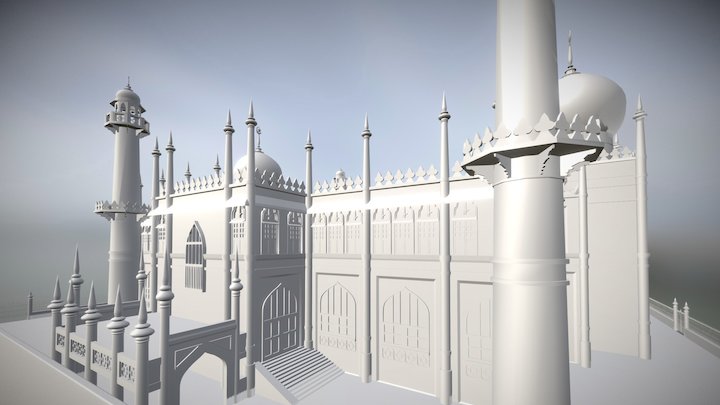 Sultan Mosque 3D Model