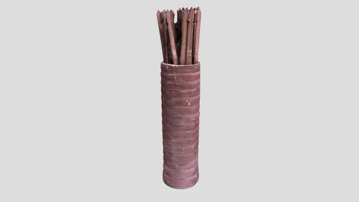 23.祭祀用具 籤筒 3D Model