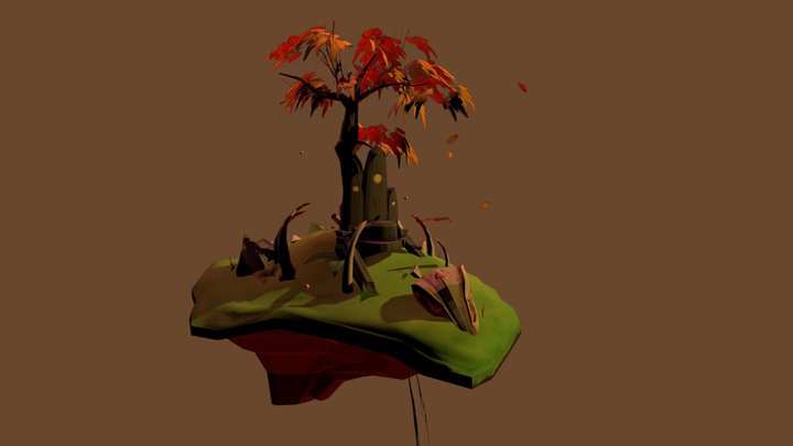 Task 2 Diorama - Lost World 3D Model