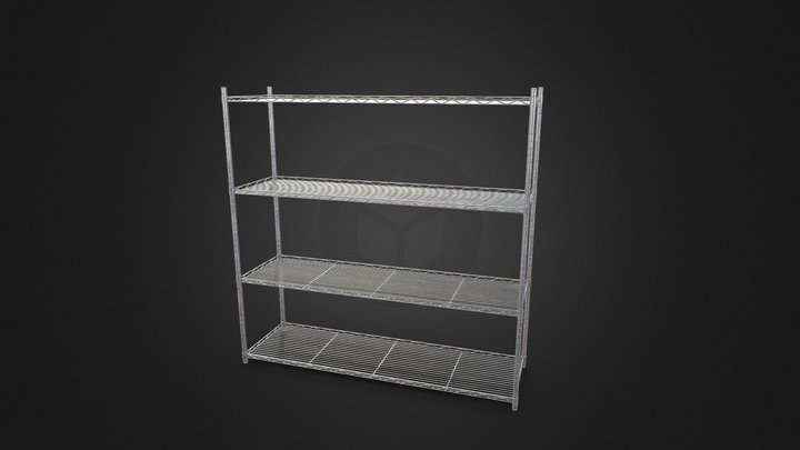 Wire Shelf 3D Model