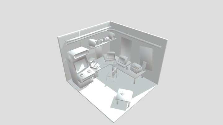Virtual Environment 3D Model