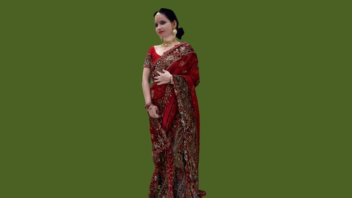 Shevani Bride 3D Model