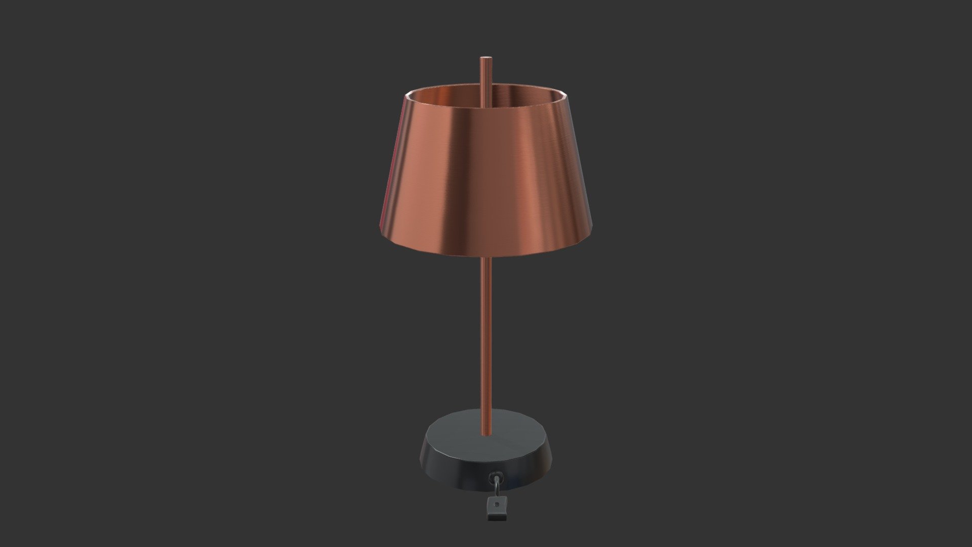7244292 LAMPARA DE MESA MELAY METAL COBRE