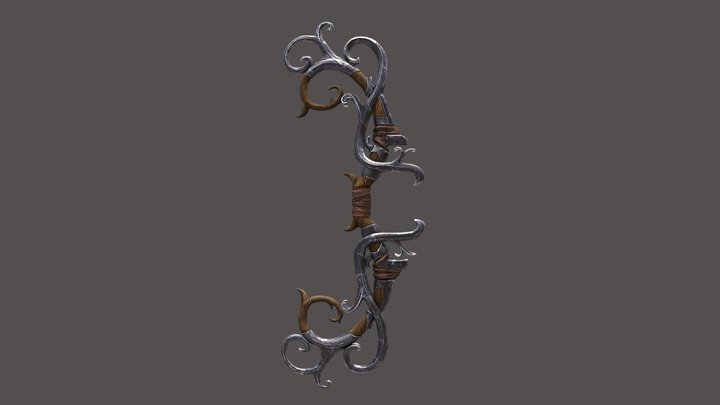 Fantasy Bow 3D Model