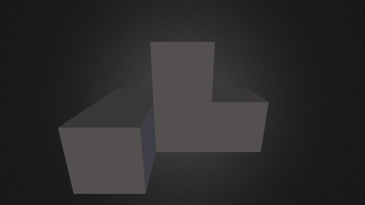 Brown Cube 3D Model