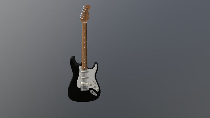 Fender Stratocaster 3D Model