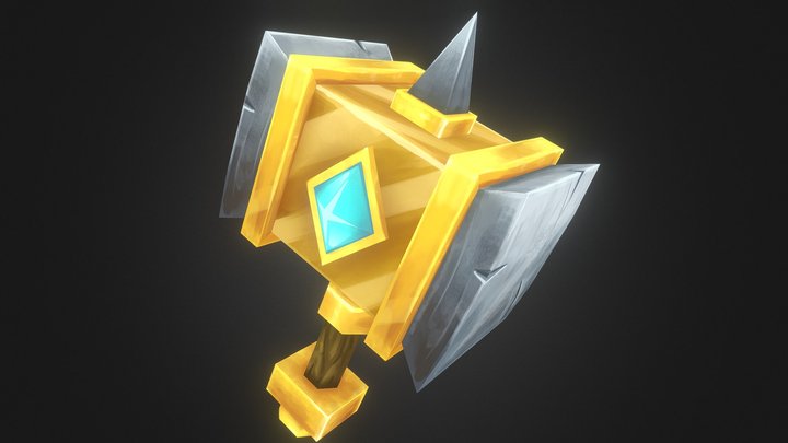 MARTILLO LOW POLY 3D Model