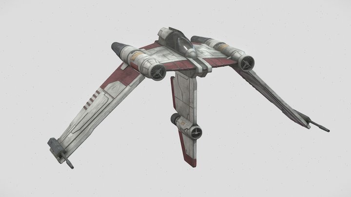 V-19 Torrent Starfighter - Star Wars 3D Model