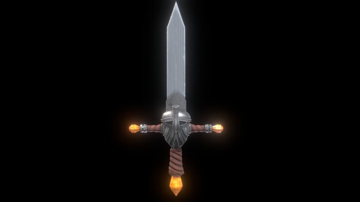 Dwarf Sword 3D Model