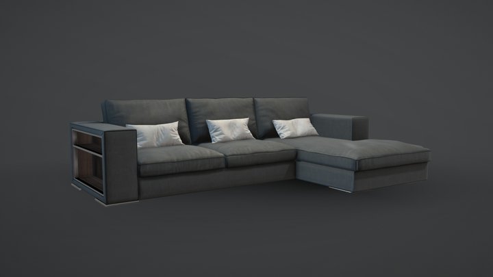 Nicola Sofa 3D Model