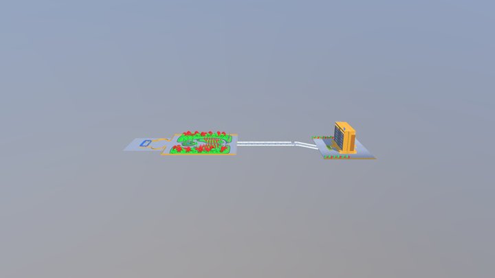 low poly envirment LADS 3D Model