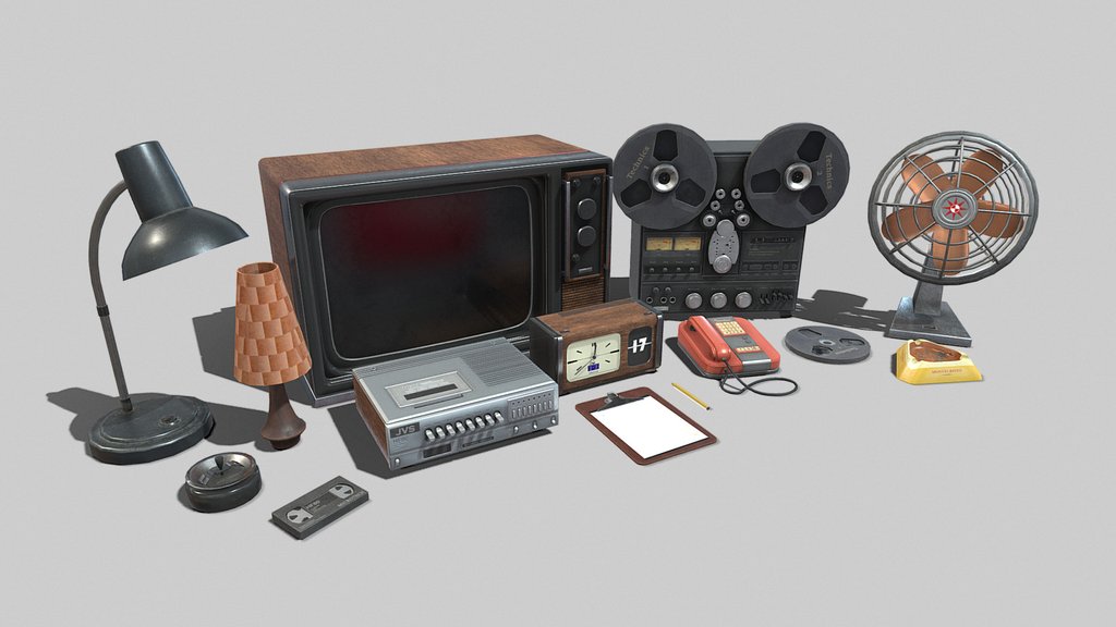 Vintage Props [70's AssetPack]