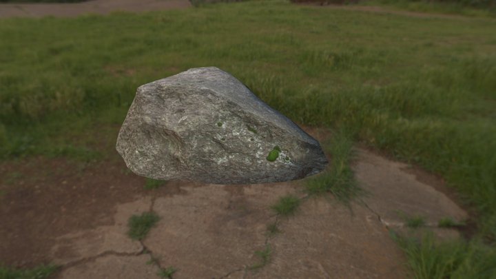 Rock from Borowy Jar 3D Model