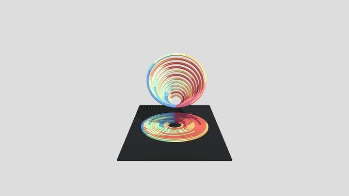 Spotify Tangible Viz 3D Model