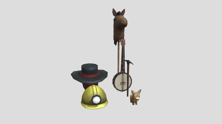 Gorilla Tag Wild West Cosmetics – Gratis 3D-model STL