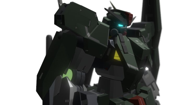 GN-006 Gundam Cherudim 3D Model