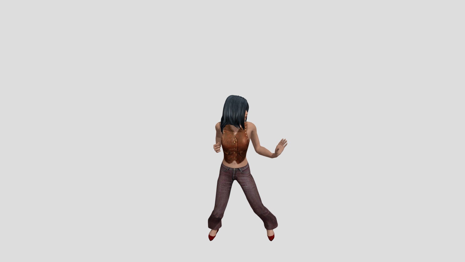 Fighting Stance - 3D model by princecal [44f2b77] - Sketchfab
