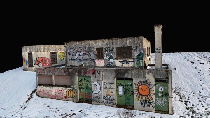 Usine des eaux de Château-Chinon Ville (Nièvre) 3D Model