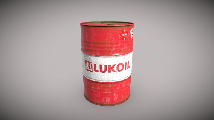 Barrel Lukoil 3D Model