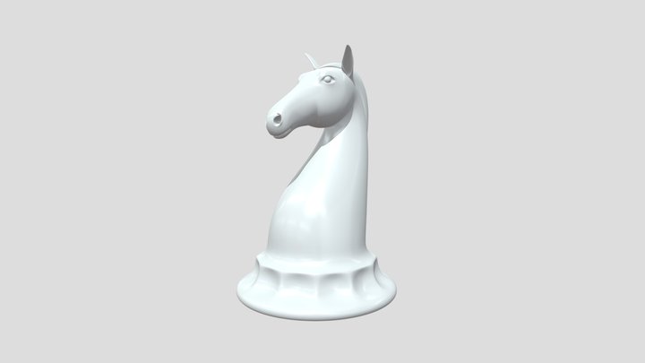Конь (шахматная фигура) 3D Model