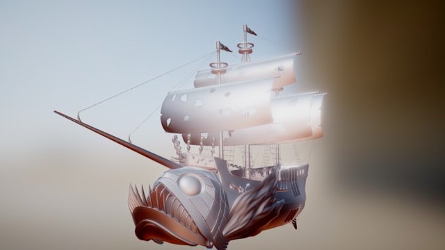 Piranha Ship 3D Model