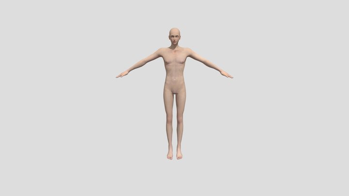 Base Male Character 3D Model
