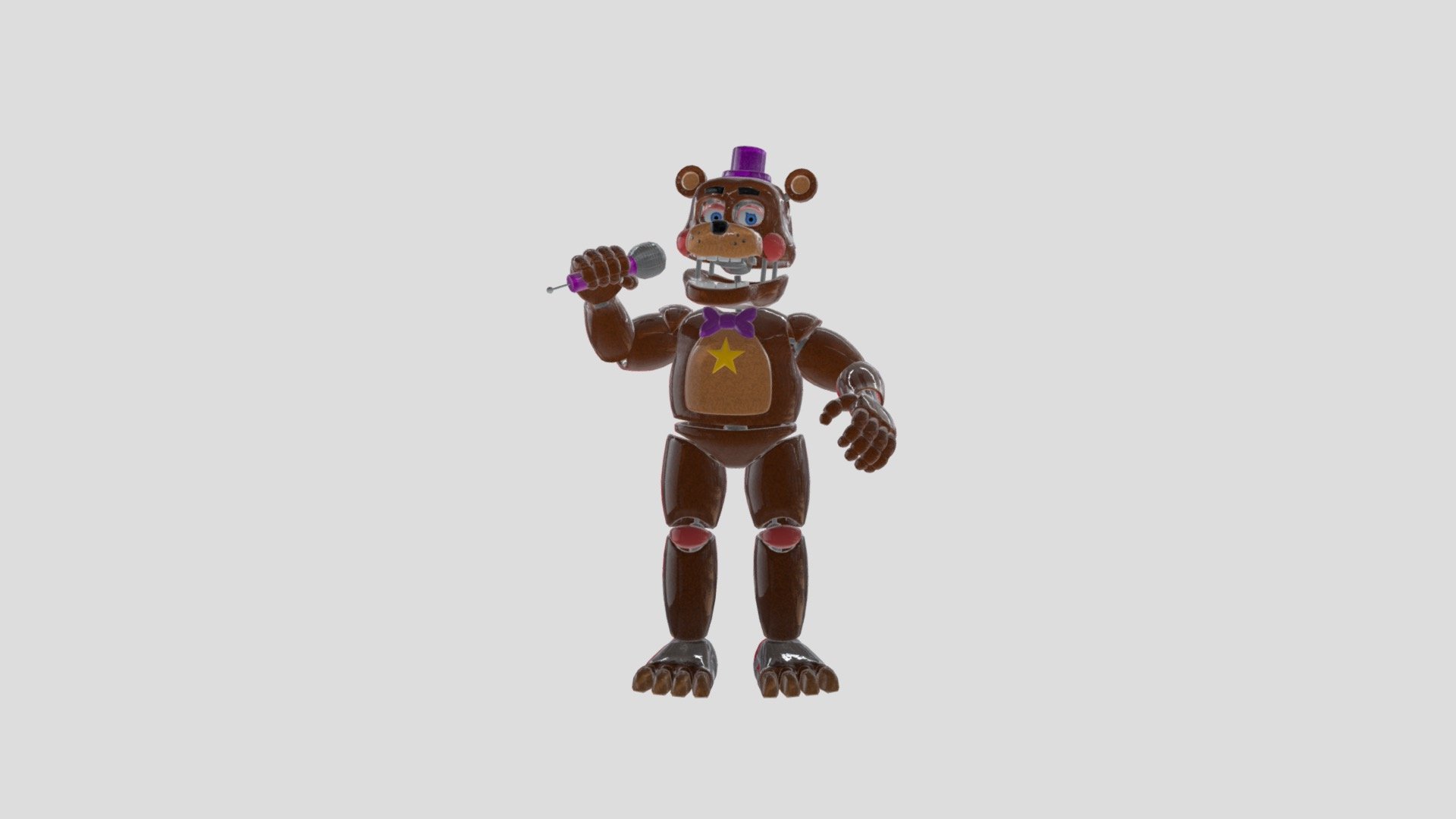 Rockstar Freddy Fnaf Ar 3d Model By Foxyisdbest 44f69fd Sketchfab 5617