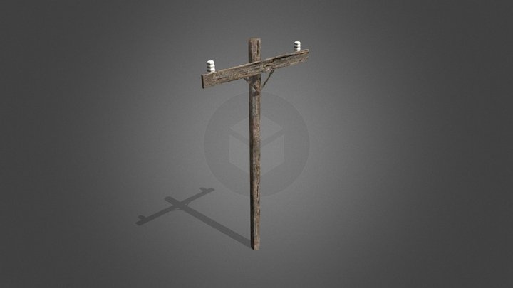 PSX Electric Pole 3D Model