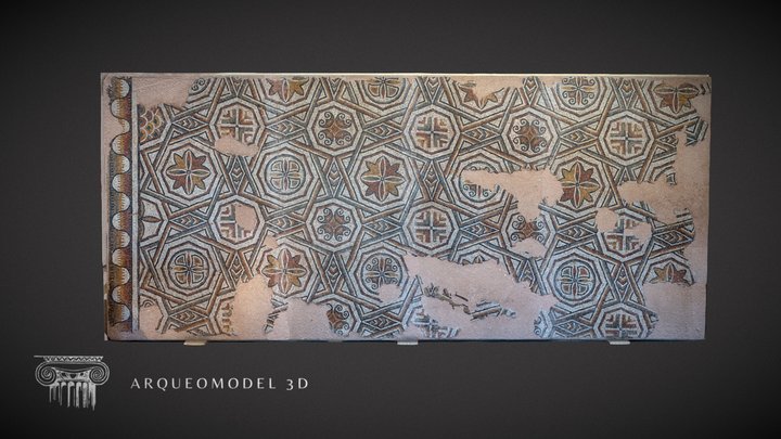 Mosaico villa Saint-Michel | LESCAR (FRANCE) 3D Model