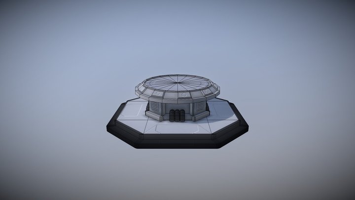 SCI-FI HERO PIECE 3D Model