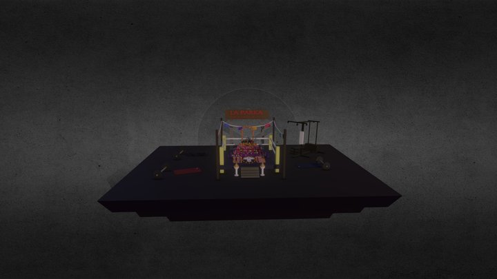 Altar Finalizado - Equipo 3 3D Model