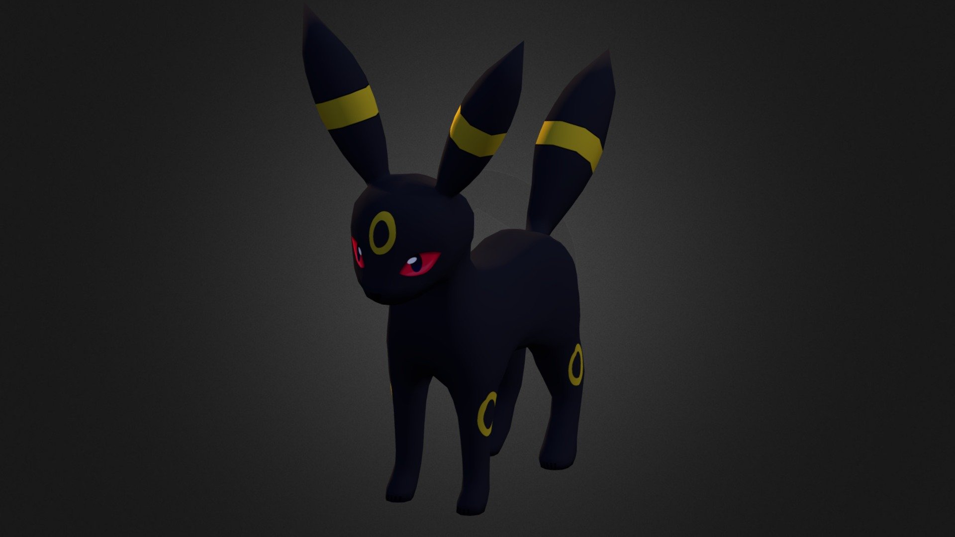 Umbreon - 3D model by Raiden [44fb2d3] - Sketchfab