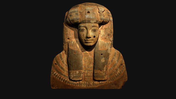 Egyptian sarcophagus part 3D Model