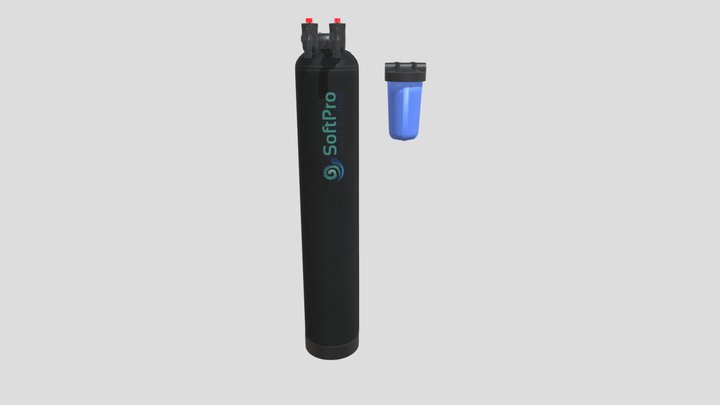 Soft Pro Salt Free Water Softener 3D Model