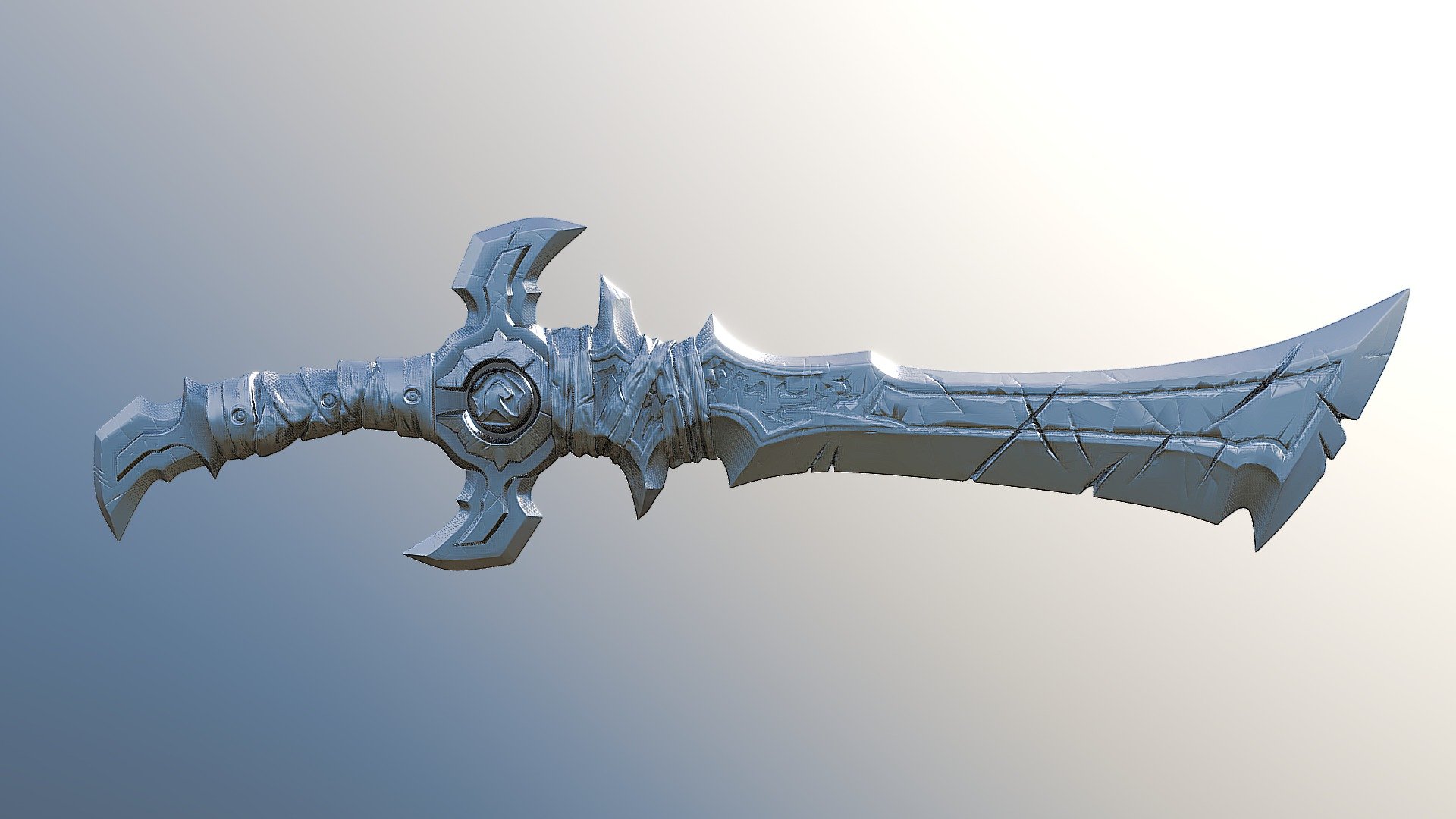 Stylized Sword 3D Model | CGTrader