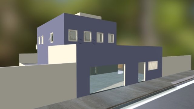 Casa em steeel frame 3D Model