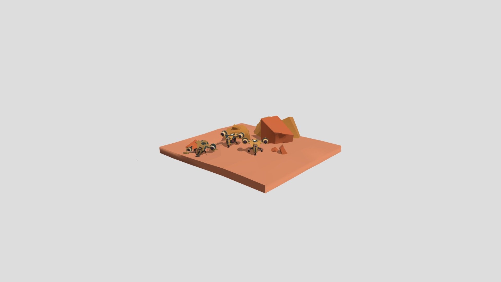 Razor Crest — Sketchfab embed 3D viewer