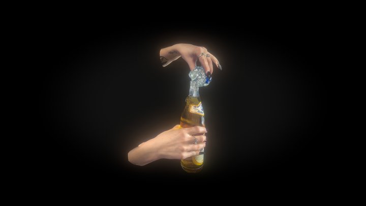 Club-Мate und Gorbatschow 3D Model