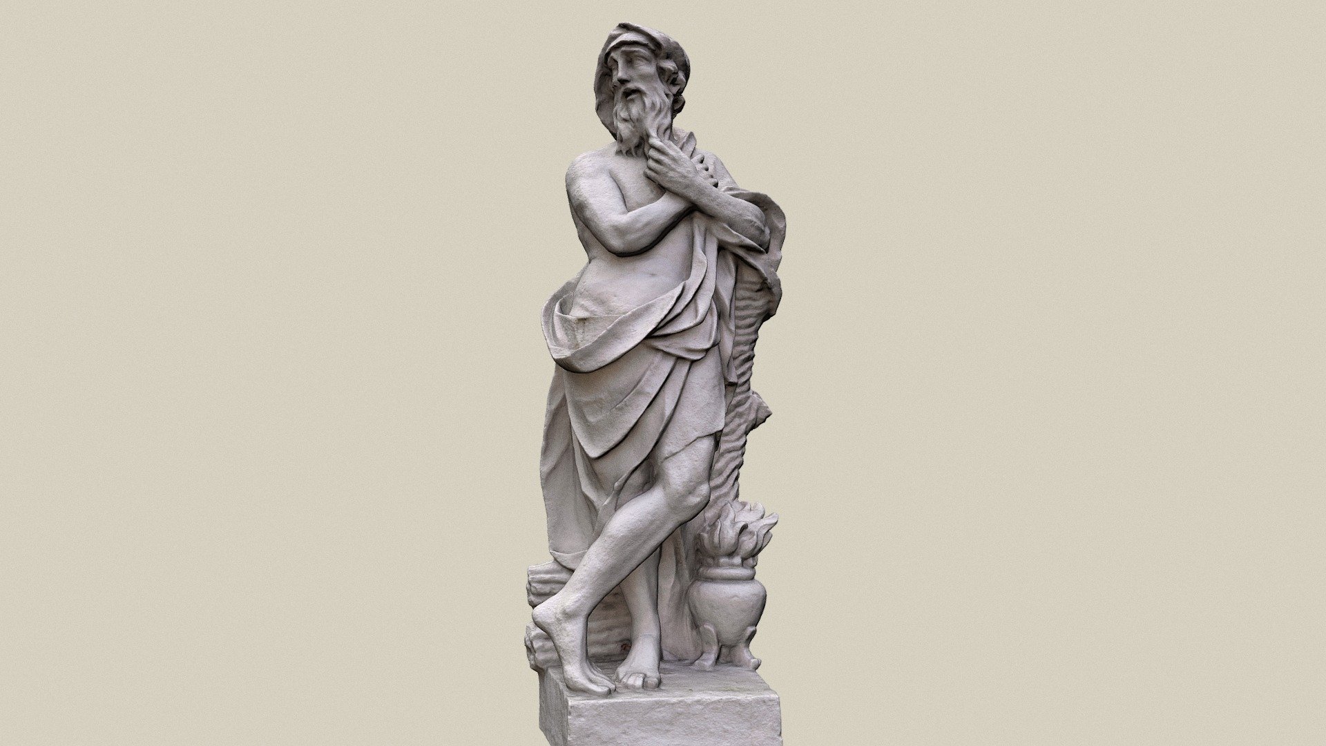 Barockstatue — Sketchfab embed 3D viewer