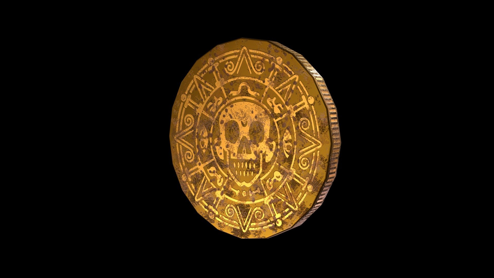 Pirate Coin - 3D model by SamStvst [44ff22e] - Sketchfab