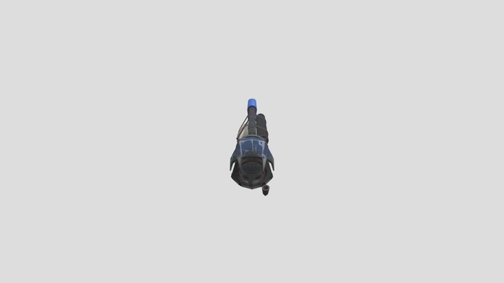 TF2 Blue Backburner 3D Model