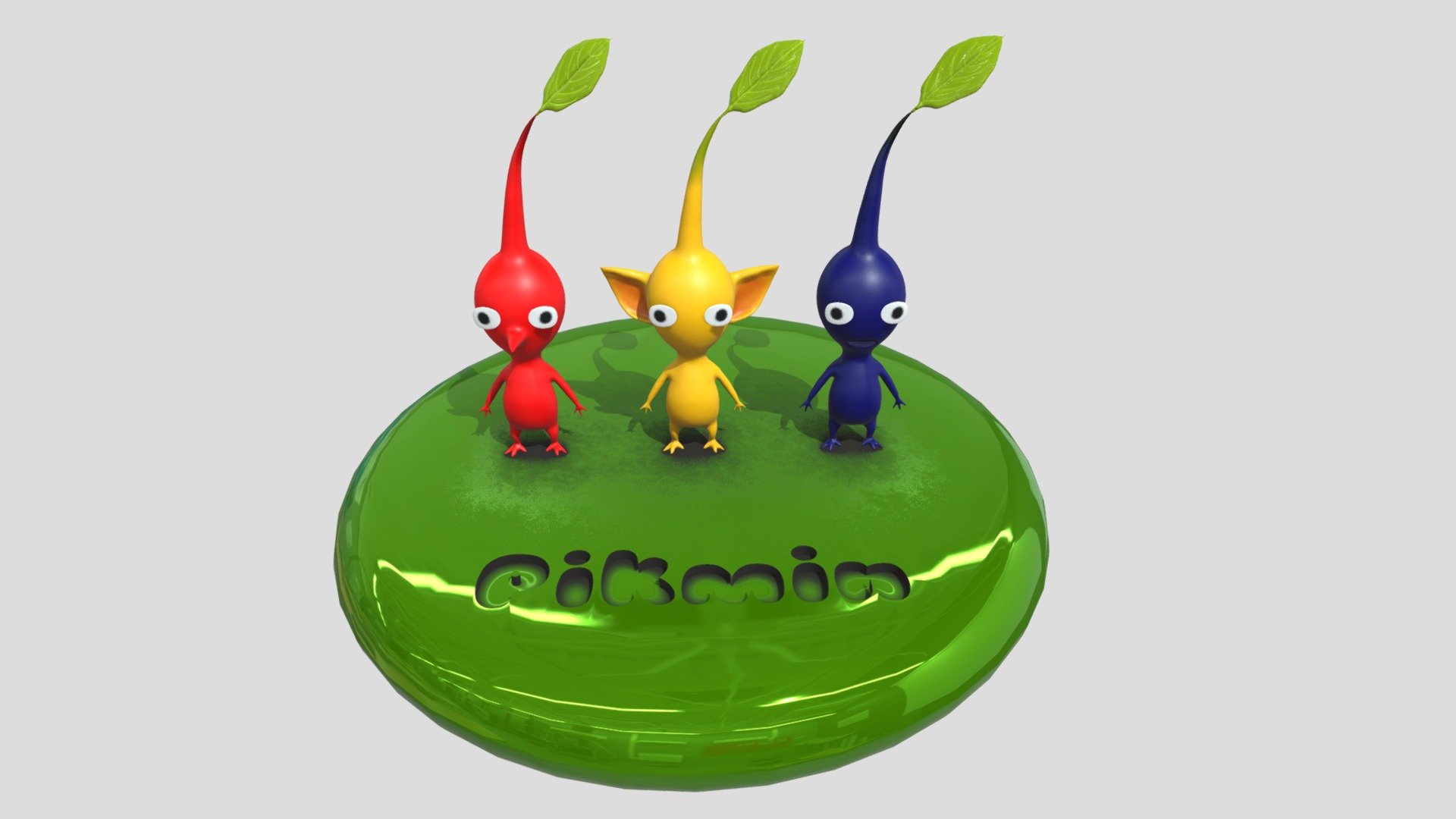 Pikmin Red Blue Yellow 3D model by ivan alarcon (capivan) [44ffefa