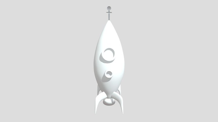 Rocket (Box modeling) 3D Model