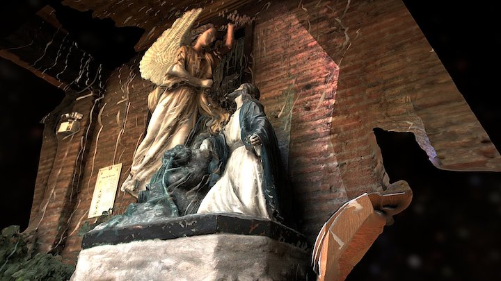 convento de las carmelitas descalzas, figura 3D Model